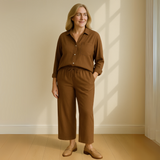 Yvonne™ | 2-delni set - Bluza in široke hlače