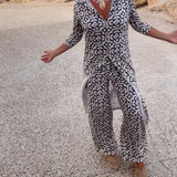 Amalia™ | Dvodelni set z vintage potiskom