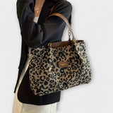 Eleanor | Leopardova platnena torba