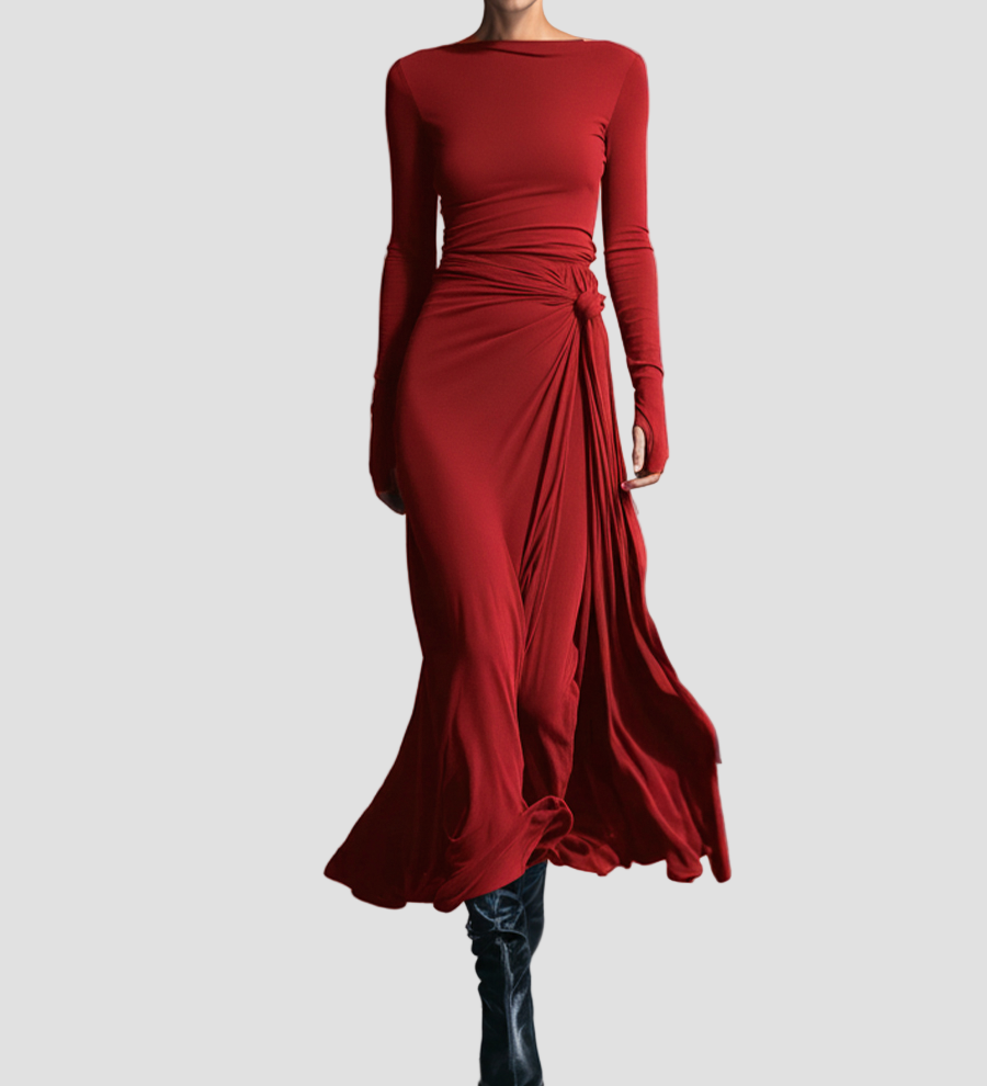 Merly™ - Elegantna obleka z oblikovalskim učinkom