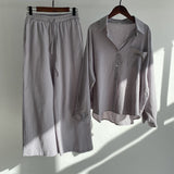 Yvonne™ | 2-delni set - Bluza in široke hlače