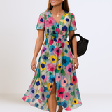 Bianca™ | Elegantna maksi obleka z V-izrezom