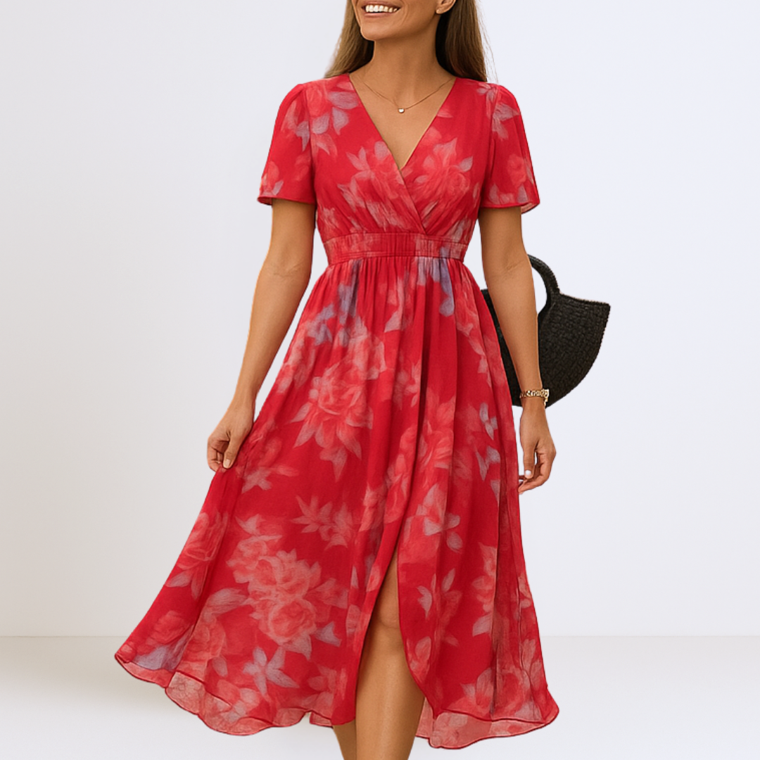 Bianca™ | Elegantna maksi obleka z V-izrezom