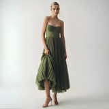 Maud™ | Elegantna plisirana obleka