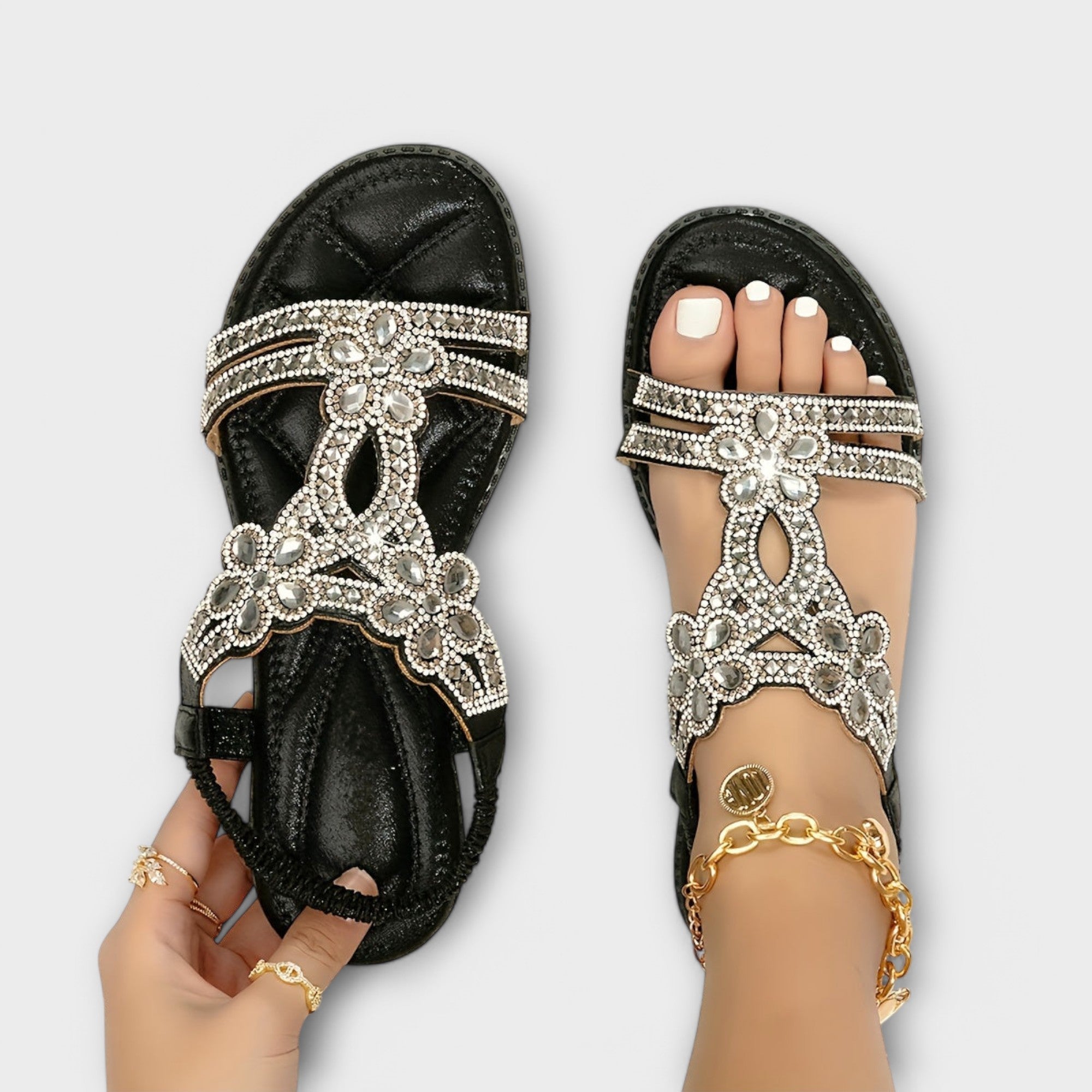 Birgit - Ortopedske sandale z boho šarmom
