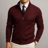Jake – Kardigan z zipom iz merino volne