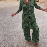 Amalia™ | Dvodelni set z vintage potiskom