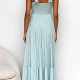 Janine™ | Elegantna obleka z V-izrezom