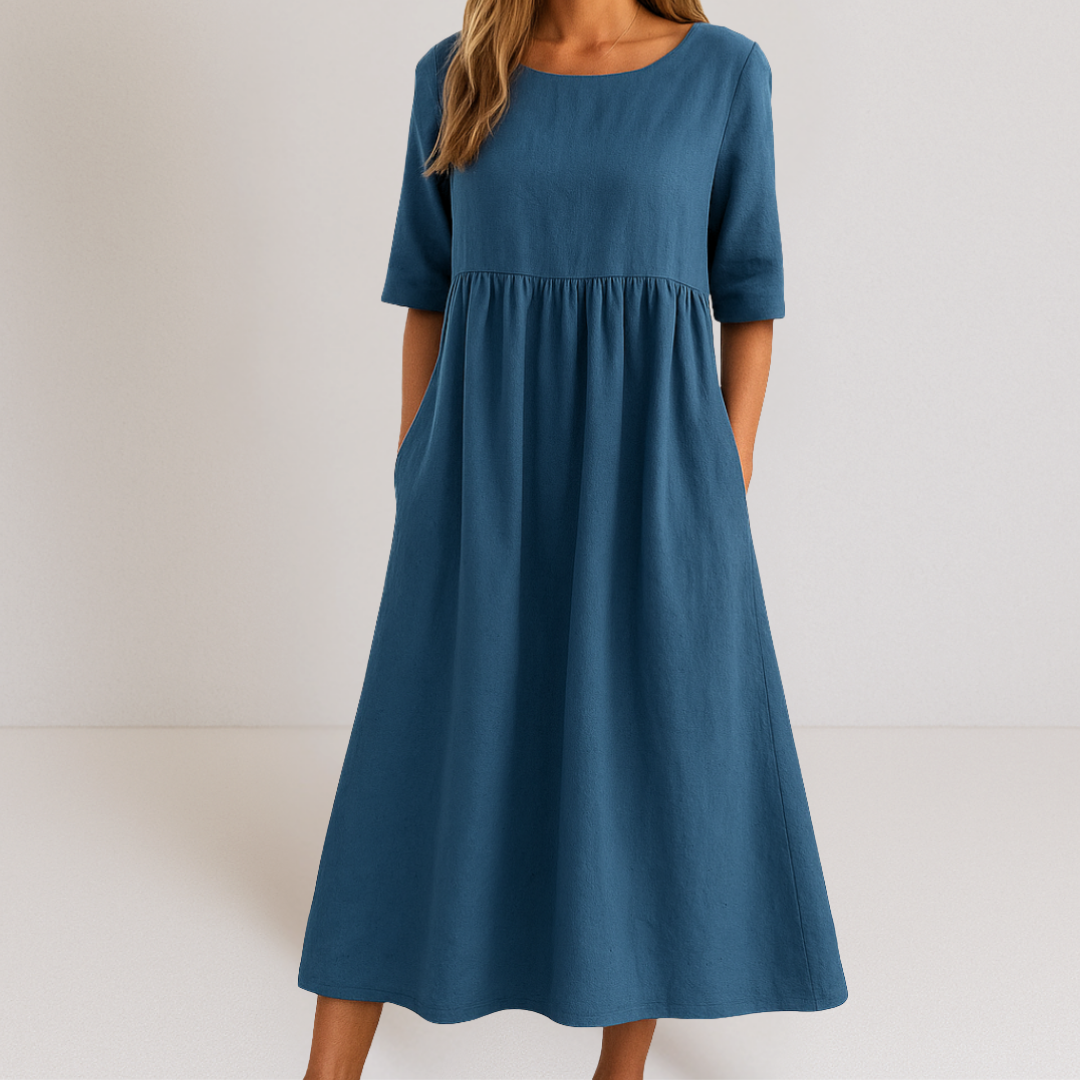 Natalie™ | Elegantna, laskava obleka