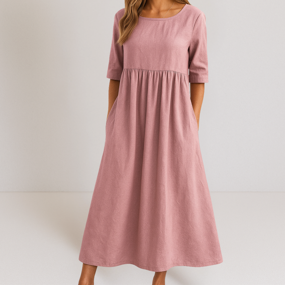 Natalie™ | Elegantna, laskava obleka