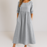 Natalie™ | Elegantna, laskava obleka