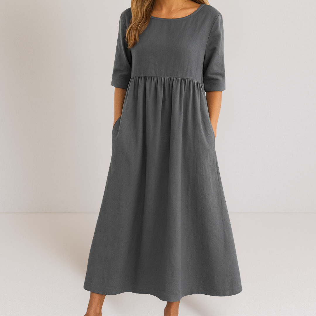 Natalie™ | Elegantna, laskava obleka