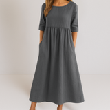 Natalie™ | Elegantna, laskava obleka