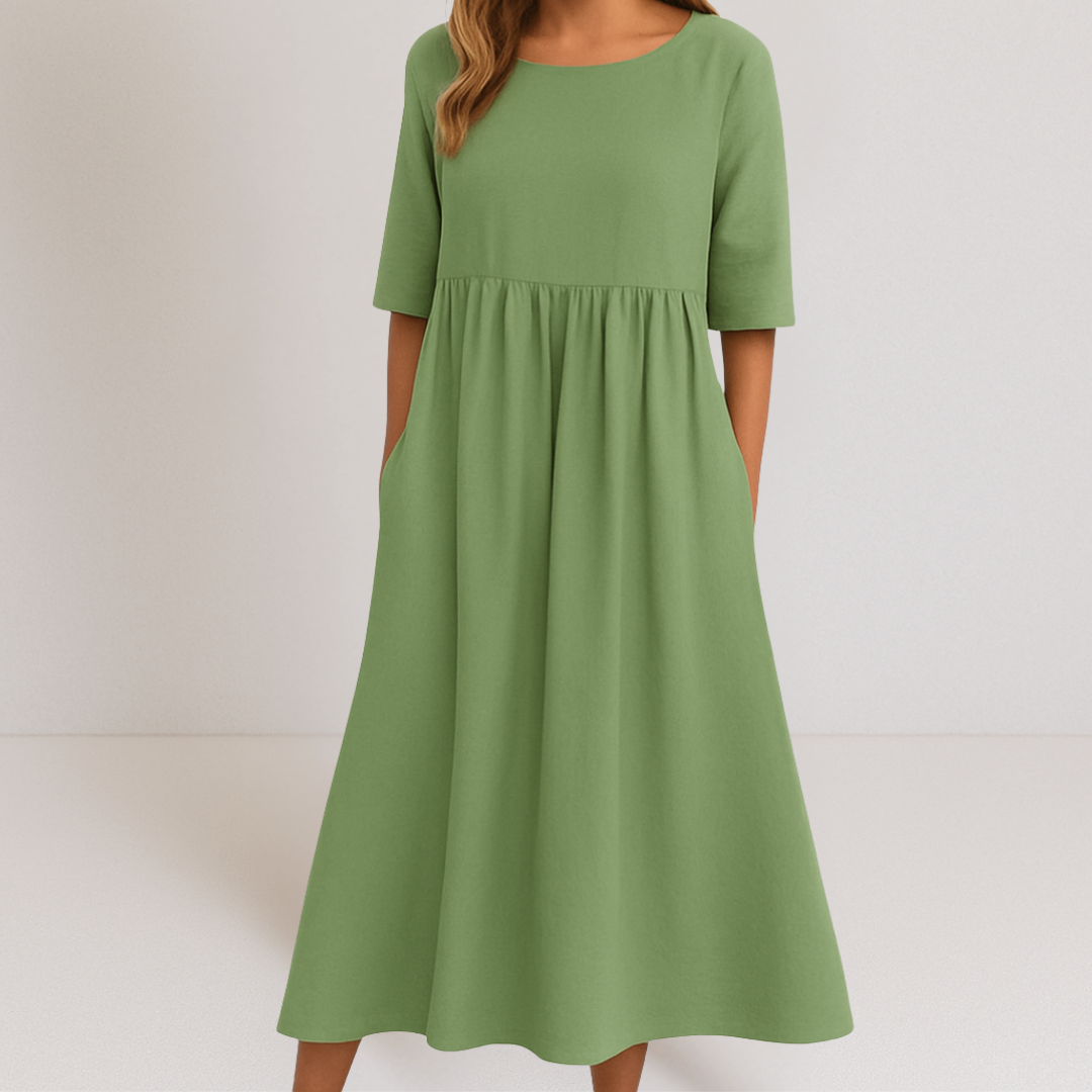 Natalie™ | Elegantna, laskava obleka