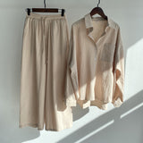 Yvonne™ | 2-delni set - Bluza in široke hlače