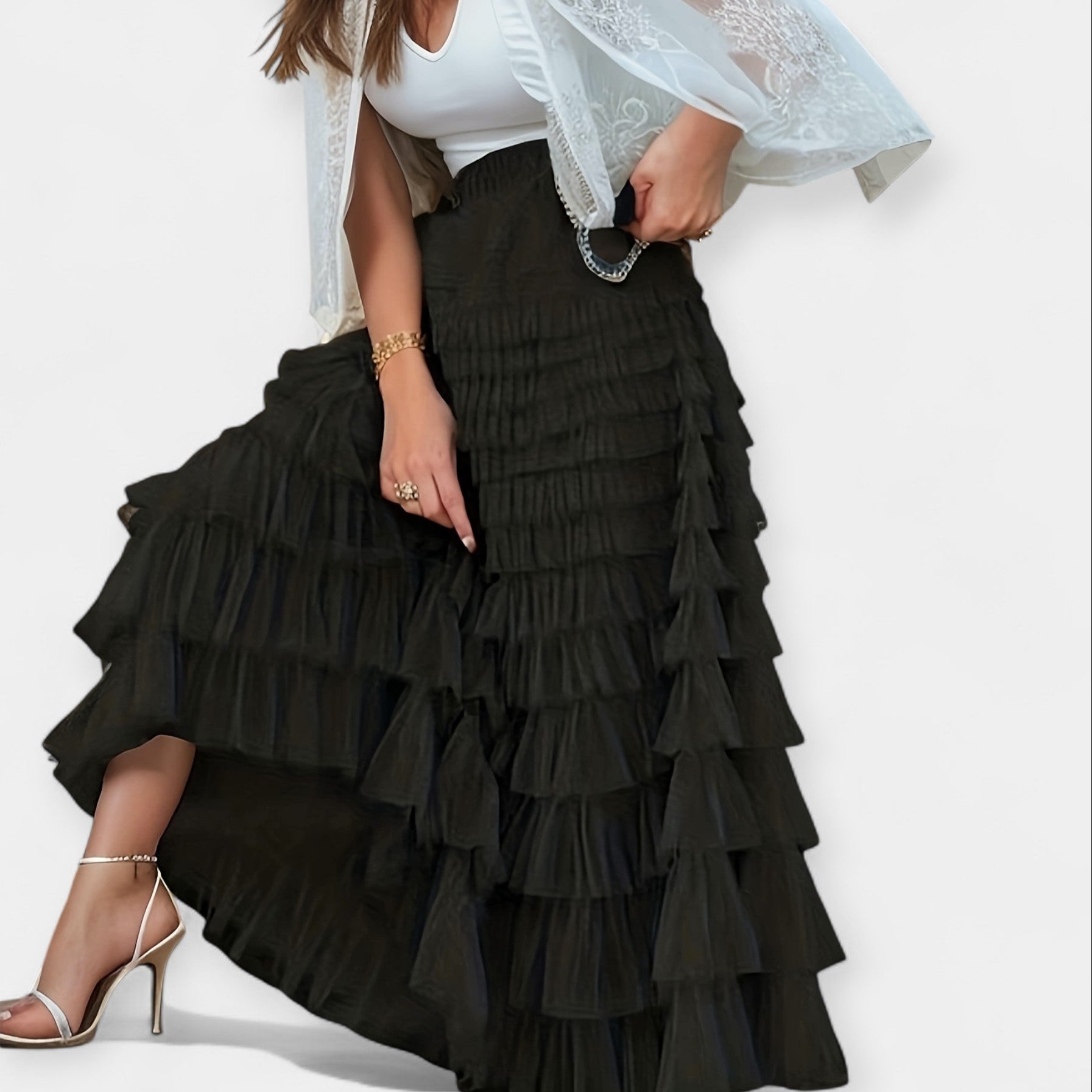 Kristýna - Elegantna Krila s Tylovim Dekorativnim Detajlom