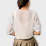Olivia - Bluza z odprtim sprednjim delom