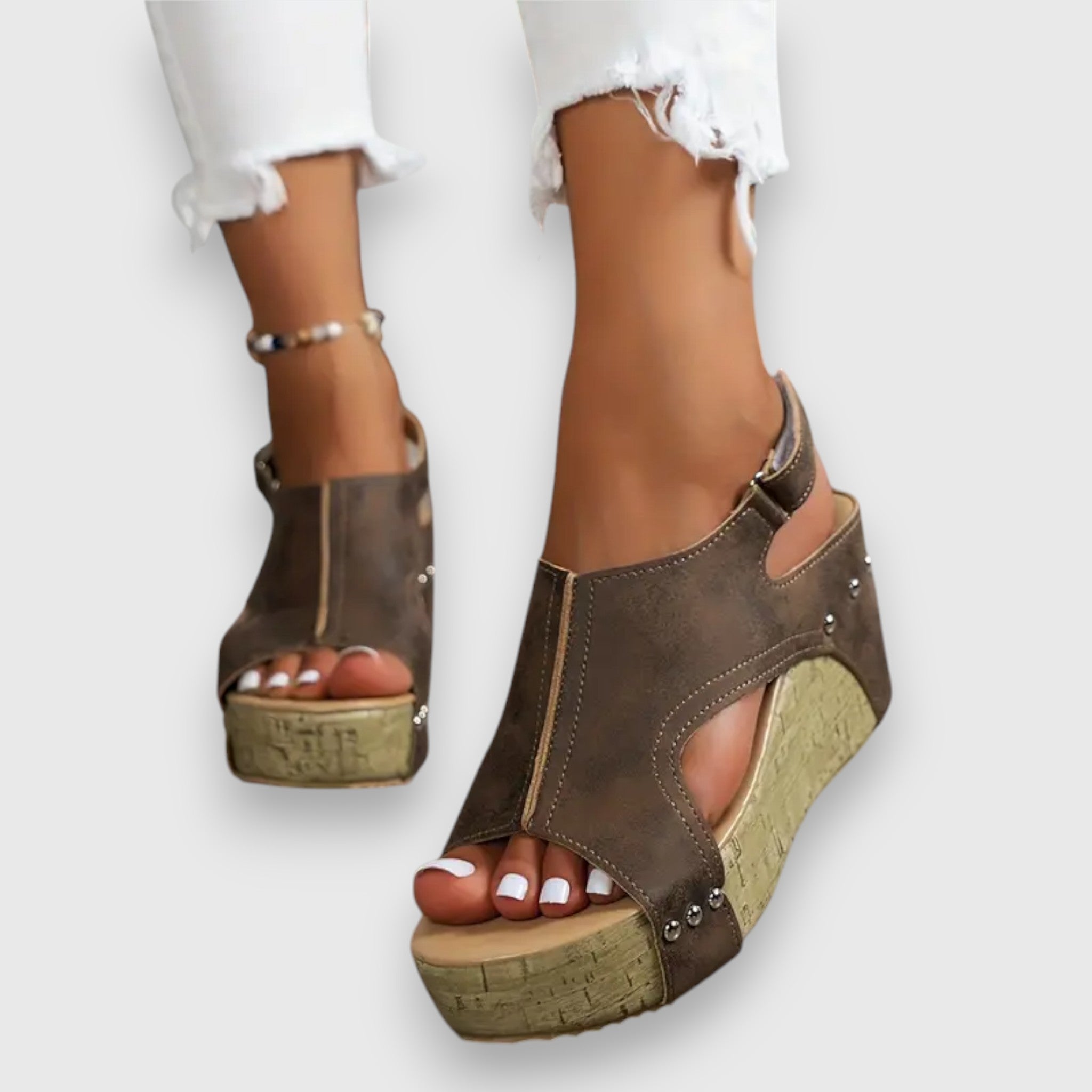 Mia – Vintage platformne sandale