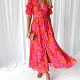 Debie™ - Solar Glow Maksikleid