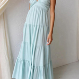 Janine™ | Elegantna obleka z V-izrezom