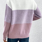 Colorblock-Pulover – Moderen stil z brezskrbnim udobjem