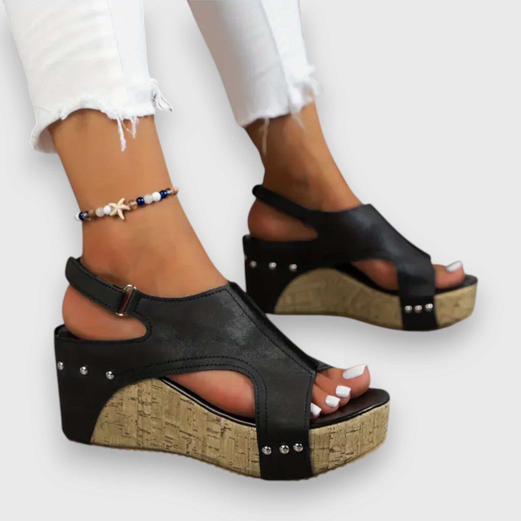 Mia – Vintage platformne sandale
