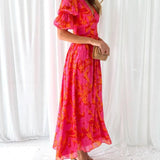 Debie™ - Solar Glow Maksikleid