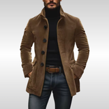 Jakub - Rjav kordni blazer