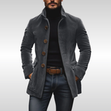 Jakub - Rjav kordni blazer
