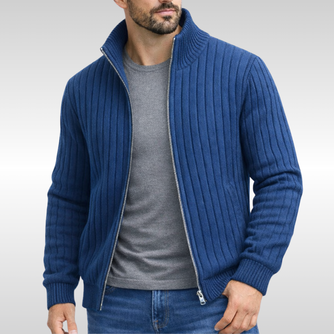 Tiberius™ – Elegantni cardigan z zadrgo