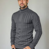 LUCAS™ | PULOVER Z VISOKIM OVRATNIKOM