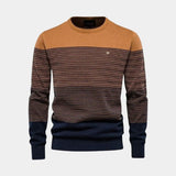 LUKAS™ | PULOVER Z OKROGLIM DEKOLTOM