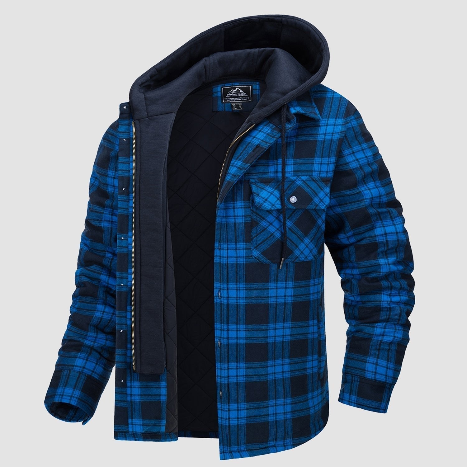 HARRY JACKET | FLANELA Z ODMENJIVIM KAPUCO