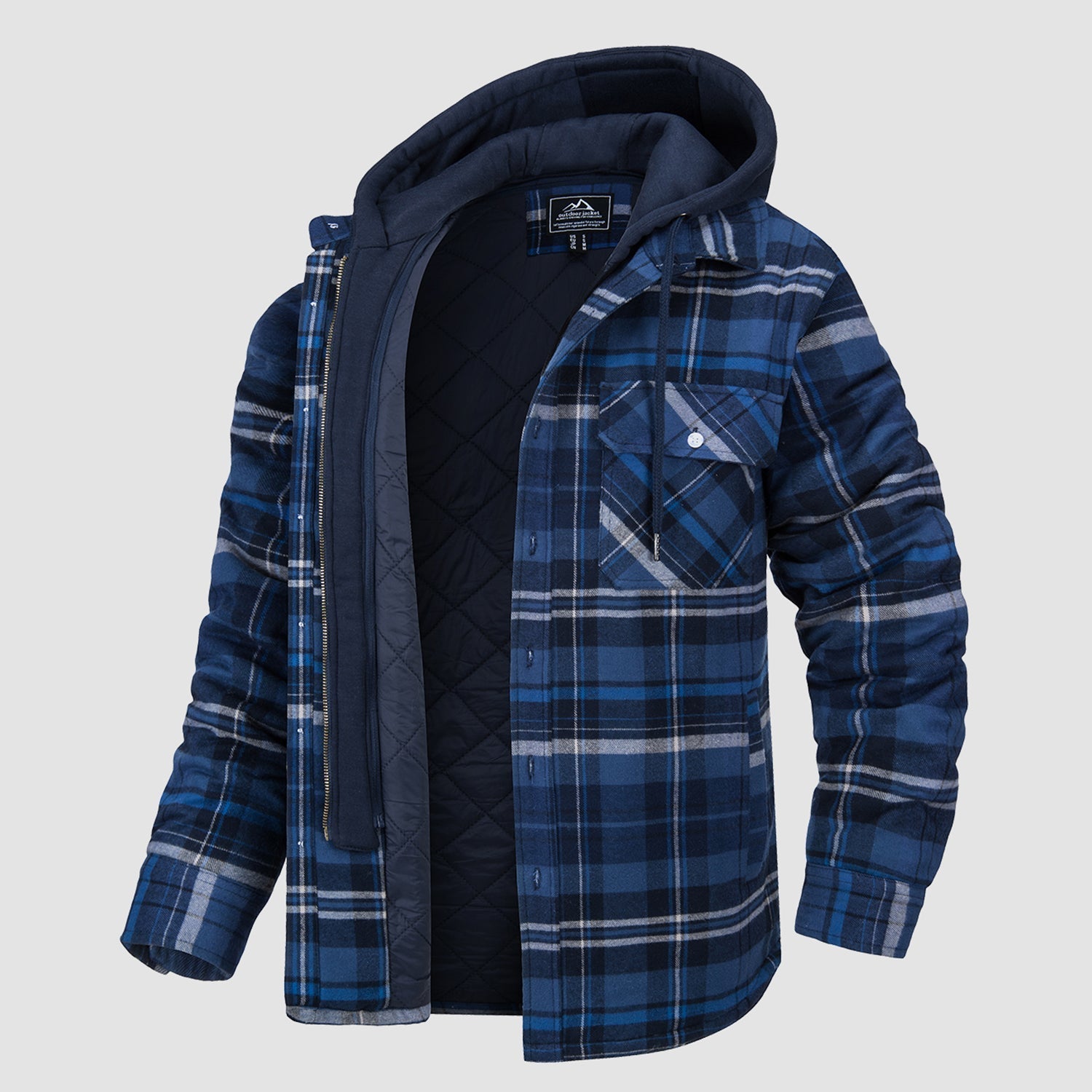 HARRY JACKET | FLANELA Z ODMENJIVIM KAPUCO