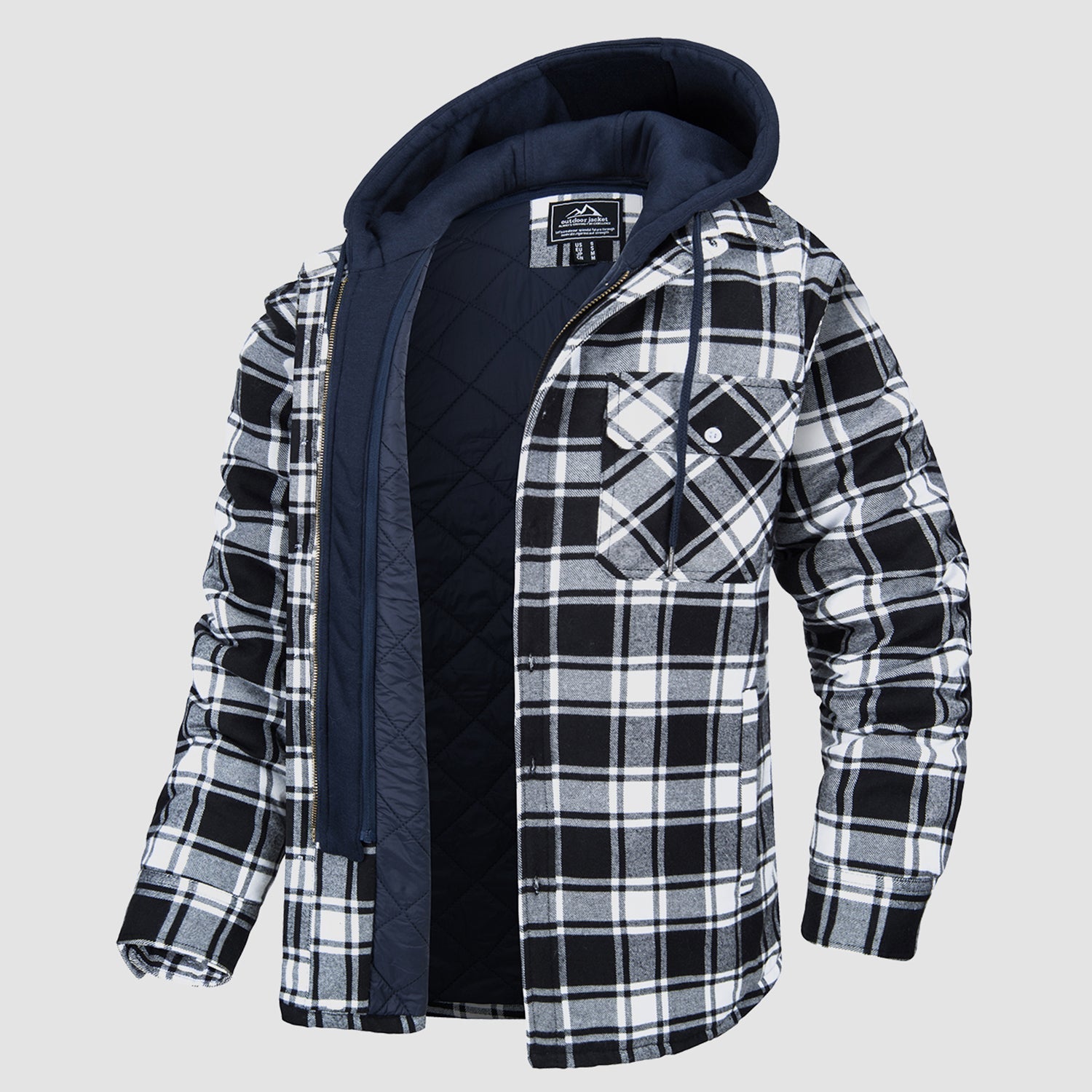 HARRY JACKET | FLANELA Z ODMENJIVIM KAPUCO