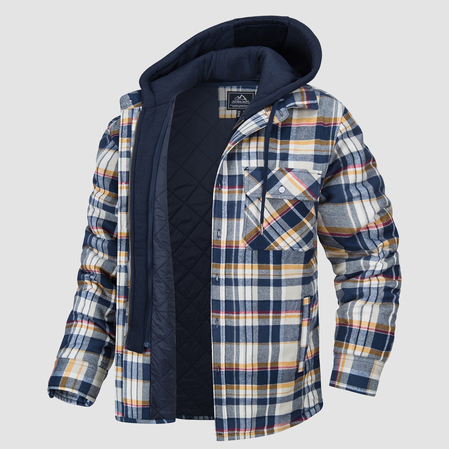 HARRY JACKET | FLANELA Z ODMENJIVIM KAPUCO