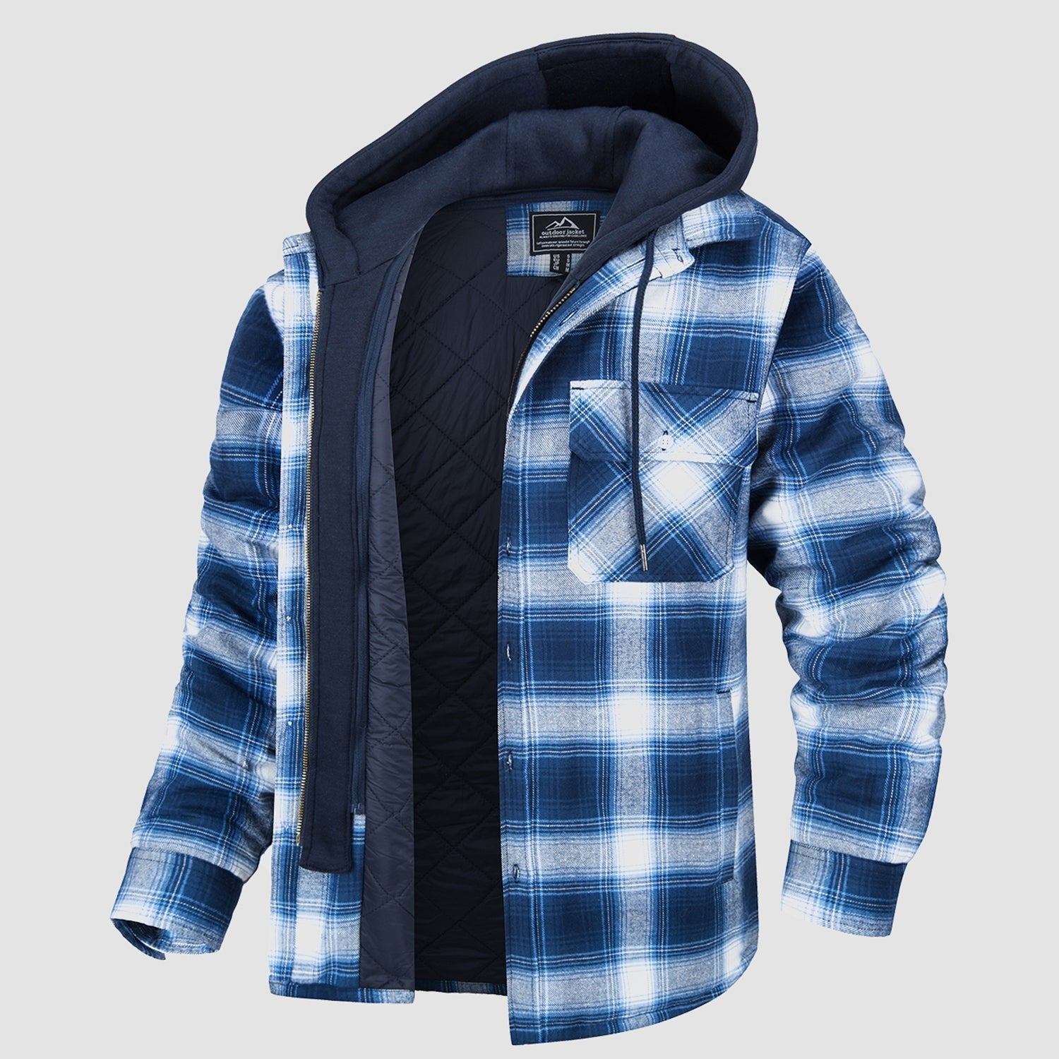 HARRY JACKET | FLANELA Z ODMENJIVIM KAPUCO