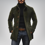 Jakub - Rjav kordni blazer