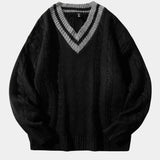 POUL™ | PULOVER Z V-IZREZOM