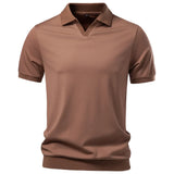 FRANK™ | POLO MAJICA Z V-IZREZOM, KI DIHA