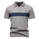 BRUNO™ | MOŠKA POLO MAJICA S BARVNIM BLOKOM