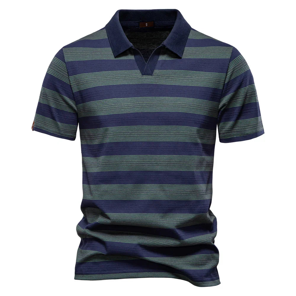 ELIAS™ | Sproščena pletena polo majica