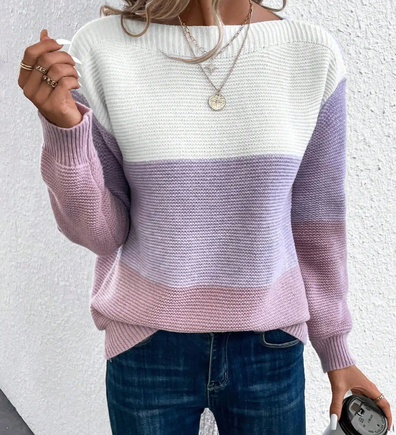 Colorblock-Pulover – Moderen stil z brezskrbnim udobjem