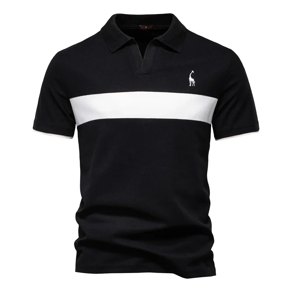 BRUNO™ | MOŠKA POLO MAJICA S BARVNIM BLOKOM