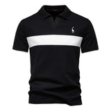 BRUNO™ | MOŠKA POLO MAJICA S BARVNIM BLOKOM
