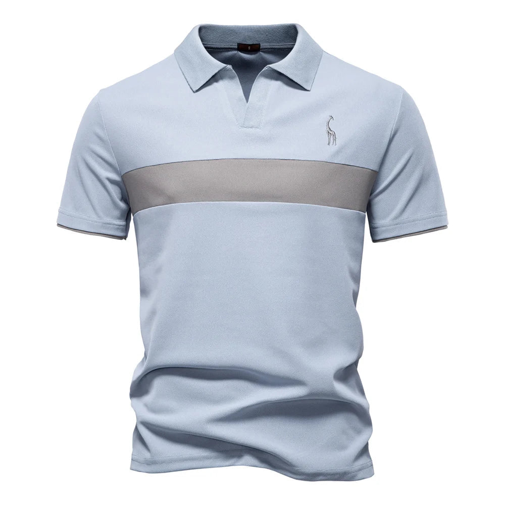 BRUNO™ | MOŠKA POLO MAJICA S BARVNIM BLOKOM