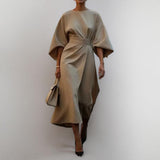 Cally™ - Dolga obleka s kimono rokavi