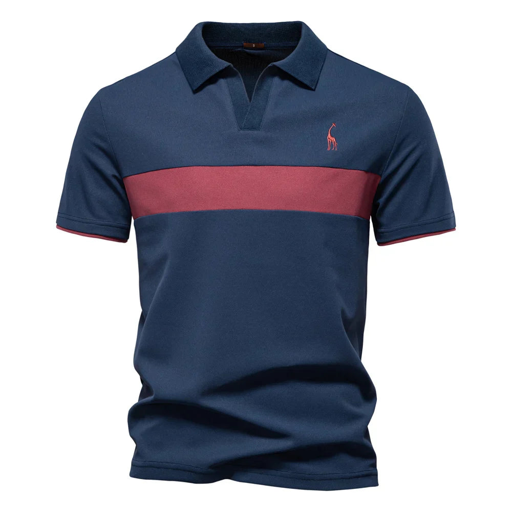 BRUNO™ | MOŠKA POLO MAJICA S BARVNIM BLOKOM