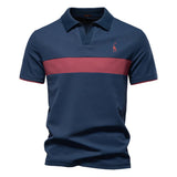 BRUNO™ | MOŠKA POLO MAJICA S BARVNIM BLOKOM