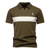 BRUNO™ | MOŠKA POLO MAJICA S BARVNIM BLOKOM